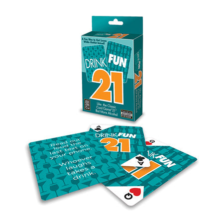 Drink Fun 21 Card Game by Sexology