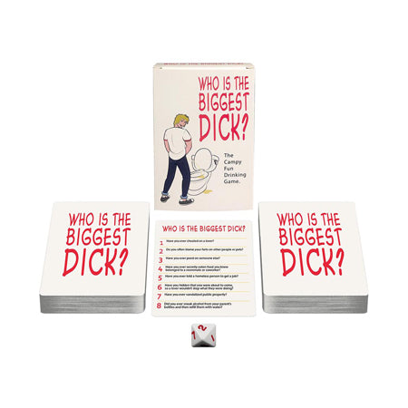 Who's the Biggest Dick? Drinking Card Game by Sexology