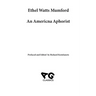 Ethel Watts Mumford: An American Aphorist