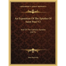 An Exposition Of The Epistles Of Saint Paul V2: And Of The Catholic Epistles (1875)