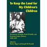 To Keep the Land for My Children's Children: Documents of Salish, Pend d'Oreille, and Kootenai Indian History, 1890-1899