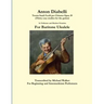 Anton Diabelli: Trenta Studi Facili per Chitarra Opus 39 (Thirty easy studies for the guitar) In Tablature and Modern Notation For Baritone Ukulele