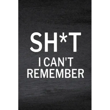 Sh*t I Can't Remember: Password Log Book, Website Password, Email Password, Password Organizer Book, Password List, Password Keeper Book