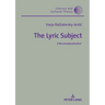 The Lyric Subject: A Reconceptualization