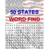 50 States Large Print Word Find: Easy to Read Themed Word Search Puzzle Book