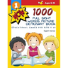 1000 Full Sight Words Picture Dictionary Book English Hebrew Educational Games for Kids 5 10: First Sight word flash cards learning activities to buil