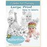 Butterflies. Dementia coloring books for Adults: Art Therapy for Dementia Patients