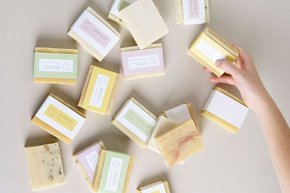 Set of  Natural Soap Bars, Soap gift Set by Lizush