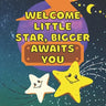 Welcome Little Star, Bigger Awaits You: Becoming Big Brother Or Sister - Arrival of New Baby - Older Sibling - Birthday Gift - Keepsake - New Baby - M