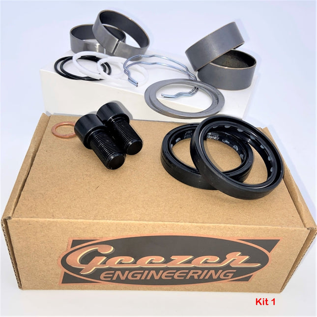 Harley Touring 49mm Fork Rebuild Kit replaces 2 x OEM Kit # 91700025 by GeezerEngineering LLC