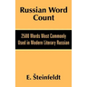 Russian Word Count: 2500 Words Most Commonly Used in Modern Literary Russian