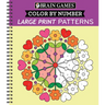 Brain Games - Color by Number - Large Print: Patterns (Stress Free Coloring Book)