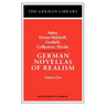 German Novellas of Realism: Stifter, Droste-Hulshoff, Gotthelf, Grillparzer, Morike: Volume 1