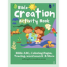 Bible Creation Activity Book: Bible ABC, Numbers, Coloring Pages, Tracing, Writing, Word Search and More