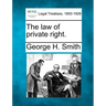 The Law of Private Right.