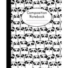 Composition Notebook: Cute Panda Pattern - College Ruled - Notebook For Kids, School Notebook
