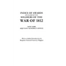 Index of Awards on Claims of the Soldiers of the War of 1812