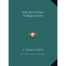 Fox Hunting Formalities