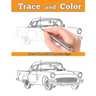 Trace and Color: Cars of the 1950s: Adult Coloring Book