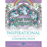 Inspirational Quotes and Fantasy Coloring Book