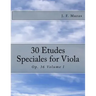 30 Etudes Speciales for Viola: Op. 36 Volume I