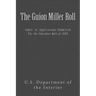 The Guion Miller Roll: Index to Applications Submitted for the Cherokee Roll of 1909
