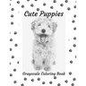 Cute Puppies: Grayscale Coloring Book