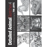 Detailed Animal Sketches 4: A Coloring Collection of 25 Animal Drawings