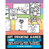 Art Drawing Games and Activities for Kids: Huge Activity Book to Prompt Creativity and Silly Drawings
