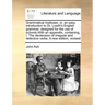 Grammatical Institutes; Or, an Easy Introduction to Dr. Lowth's English Grammar: Designed for the Use of Schools, with an Appendix, Containing, I. the