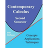 Contemporary Calculus Second Semester
