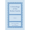 A Genealogy of the Ricker Family, Volume 1