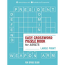 Easy Crossword Puzzle Books for Adults Large Print: Crossword Easy Puzzle Books