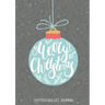 Merry Christmas Dotted Bullet Journal: Cheaper and More Useful than a Card! (Blue Ornament) Medium A5 - 5.83X8.27