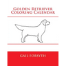 Golden Retriever Coloring Calendar