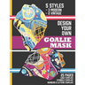 Design Your Own Goalie Mask: Design Your Own Goalie Mask - Goalie Mask Design Activity Book for Hockey Fans of All Ages