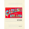 Vintage Lined Notebook Greetings from Catalina Island