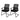 Office Guest Chair with Lumbar Support for Waiting Room-2 Pieces