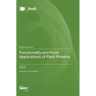Functionality and Food Applications of Plant Proteins