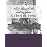 Alice through the looking glass: Coloring book