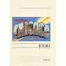 Vintage Lined Notebook Greetings from Chicago, Illinois