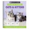Brain Games - Sticker by Number: Cats & Kittens (Easy - Square Stickers): Create Beautiful Art with Easy to Use Sticker Fun!