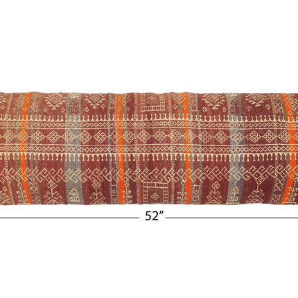 Antique Turkish Tribal McLoughl Kilim Lumbar Pillow by Bareens Designer Rugs