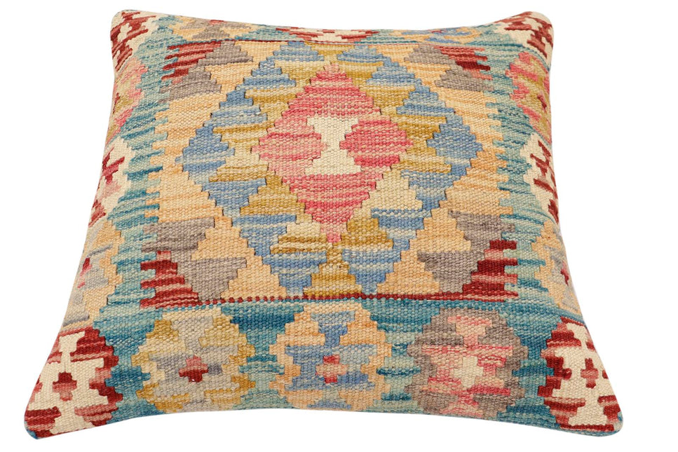 Bohemien Orville Turkish Hand-Woven Kilim Pillow - 17" x 18" by Bareens Designer Rugs