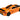 2012 RUF CTR3 Clubsport Orange with Black Hood 1/64 Diecast Model Car by Paragon Models
