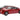 2023 Toyota Prius Supersonic Red Metallic with Black Top and Sun Roof and Sun Roof 1/64 Diecast Model Car by Paragon Models
