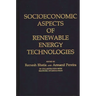 Socioeconomic Aspects of Renewable Energy Technologies