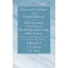 Historical Catalogue of the Printed Editions of Holy Scripture in the Library of the British and Foreign Bible Society, Volume II, 3