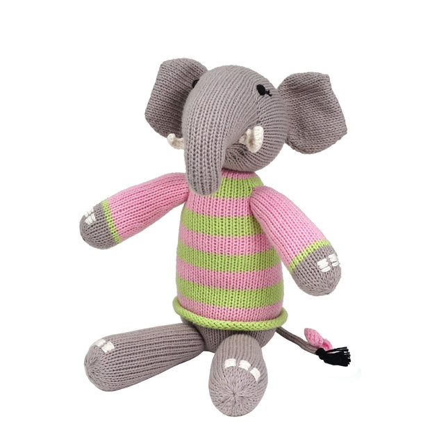 Elephant in Sweater, Pink by Melange Collection