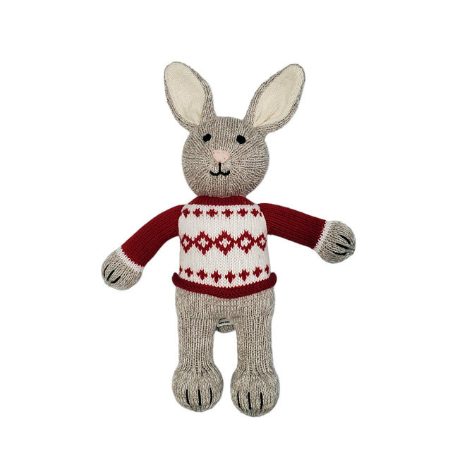 Bunny in Holiday Sweater by Melange Collection